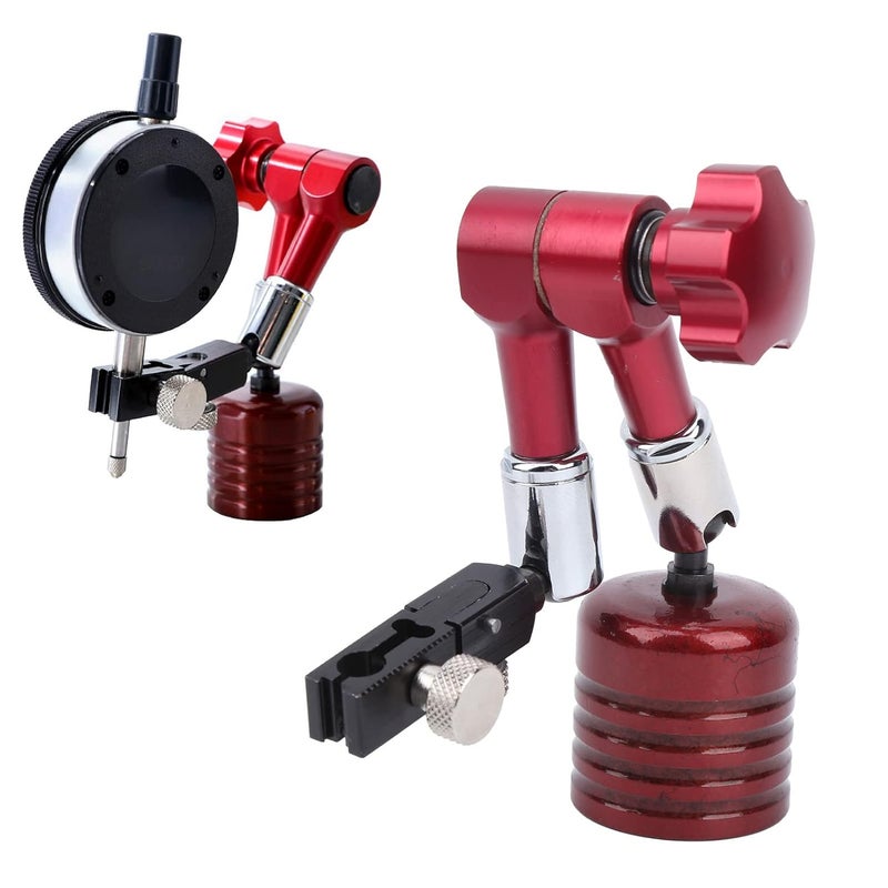 KooingTech Magnetic Base Holder, Magnetic Stand Base, 50kg Pull Dial Indicator Holder, Red Magnetic Indicator Base, Universal Magnetic Base Stand, Mini Magnetic Base Indicator Hold - Image 2